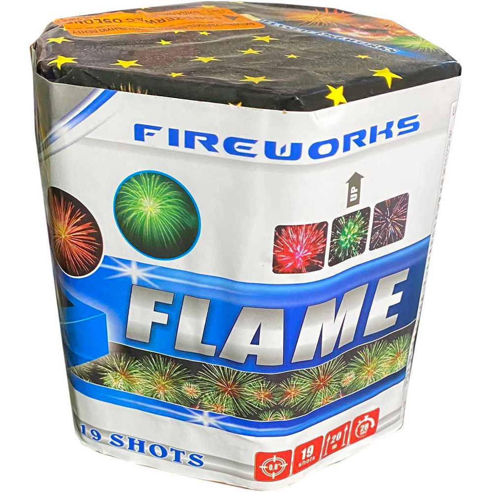 Батарея салютов GP «FLAME» (0,8»х19) 18/1
