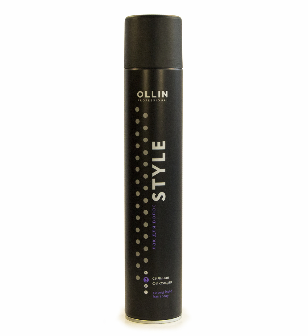 Ollin Style Лак для волос, сильная фиксация, 500 мл