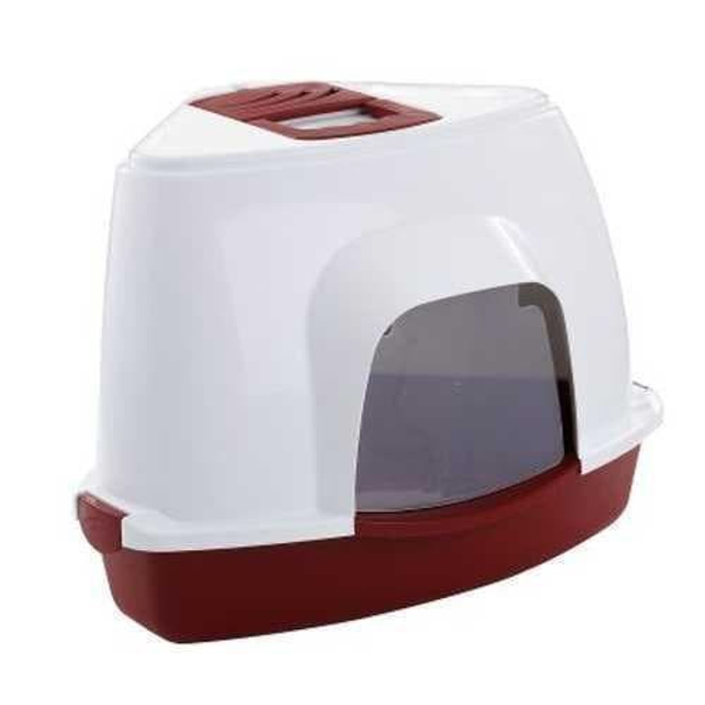 Туалет для кошек KITTY LUXER закрытый угловой Fauna International Туалет для кошек KITTY LUXER закрытый угловой Fauna International