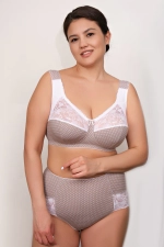 2911/C трусы "Кофейный в горошек"