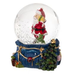 GAEM Фигурка декоративная "Дед Мороз" в стекл шаре, L5 W5,5 H6 см, 2в.