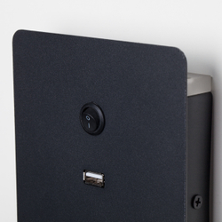 808517 Бра MURO 3W LED 240LM ЧЕРНЫЙ 3000K