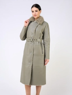 Дубленка зимняя натуральная длинная