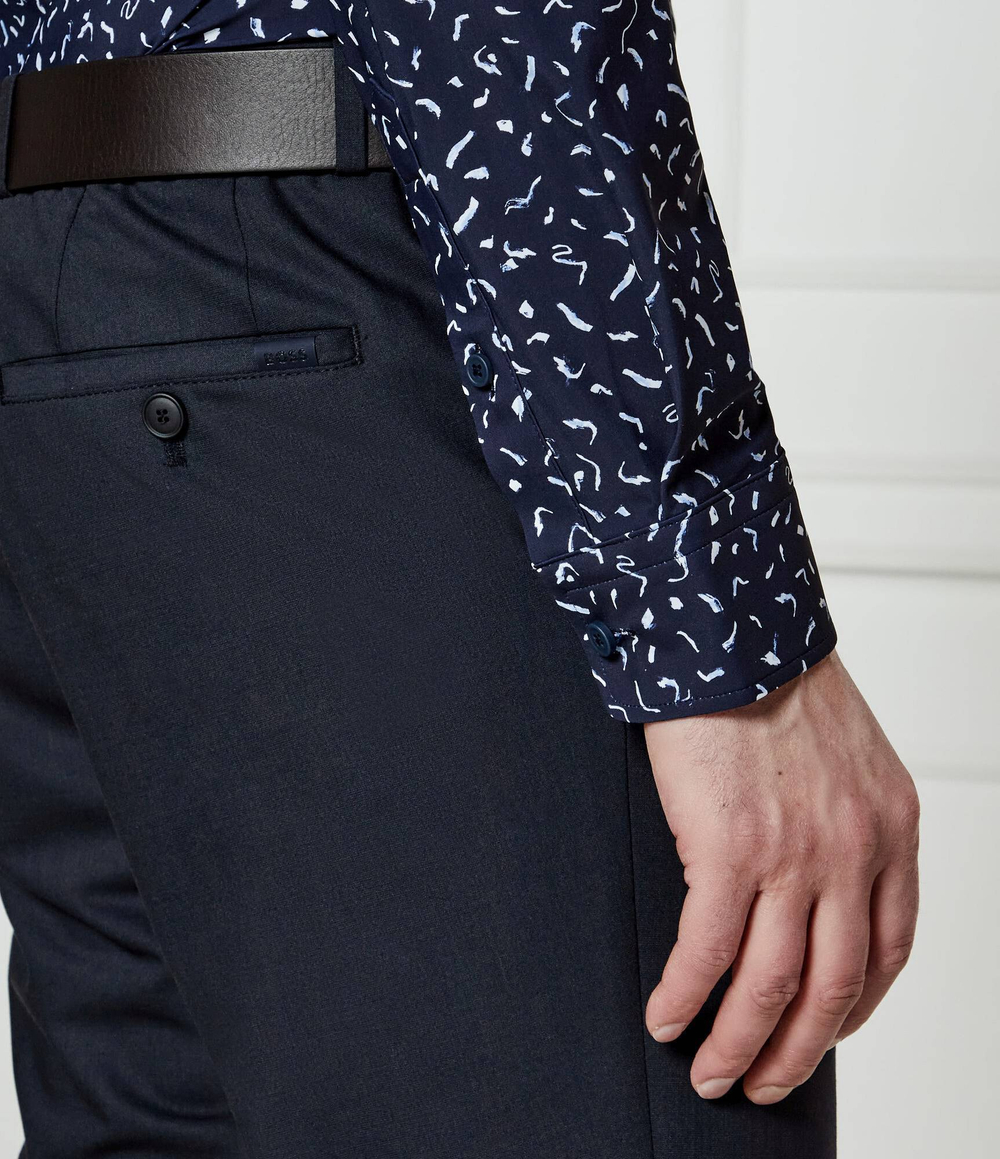 Рубашка P-ROAN-kent-C1-233 BOSS BLACK - темно-синий(50533561)