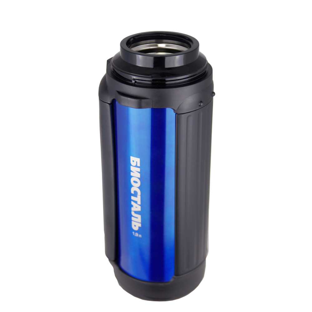 Термос универсальный (для еды и напитков) Biostal Авто (1,9 литра), синий