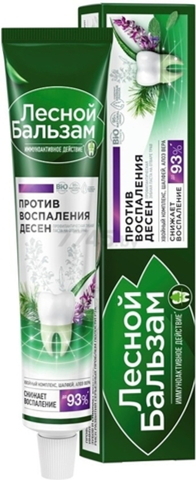 З/паста Лесной б-м Против воспал,дёсен (75мл)