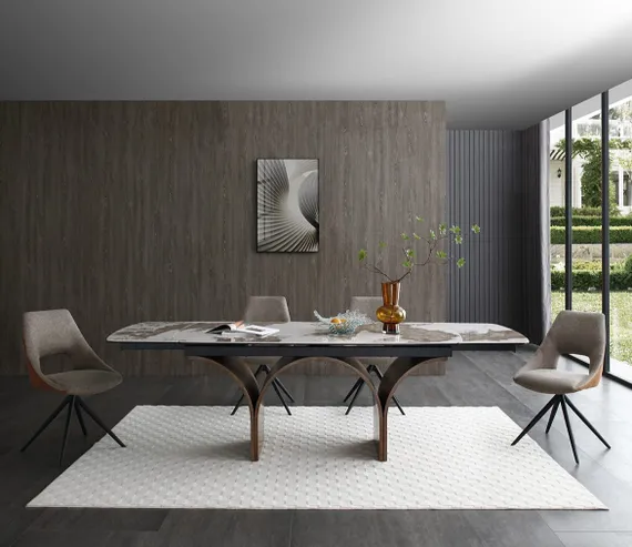 Стул Taos серый с коричневым