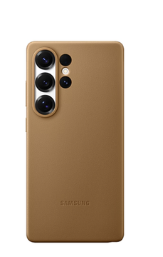 Чехол Kindsuit ( кожа )для Galaxy S25 Ultra , коричневый