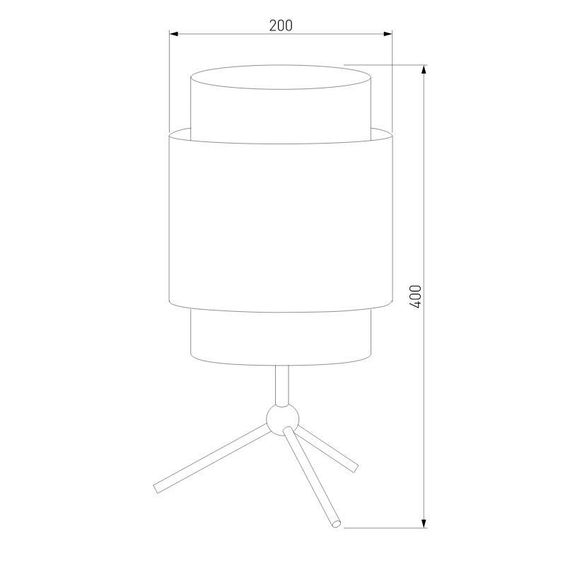 Настольная лампа TK Lighting 5567 Boho Black