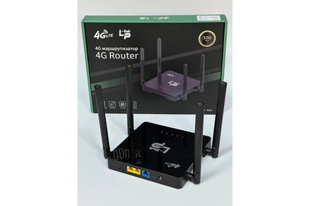 Wi-Fi Роутер LP-LINK WR624 с сим картой 4G LTE 300mb (черный)