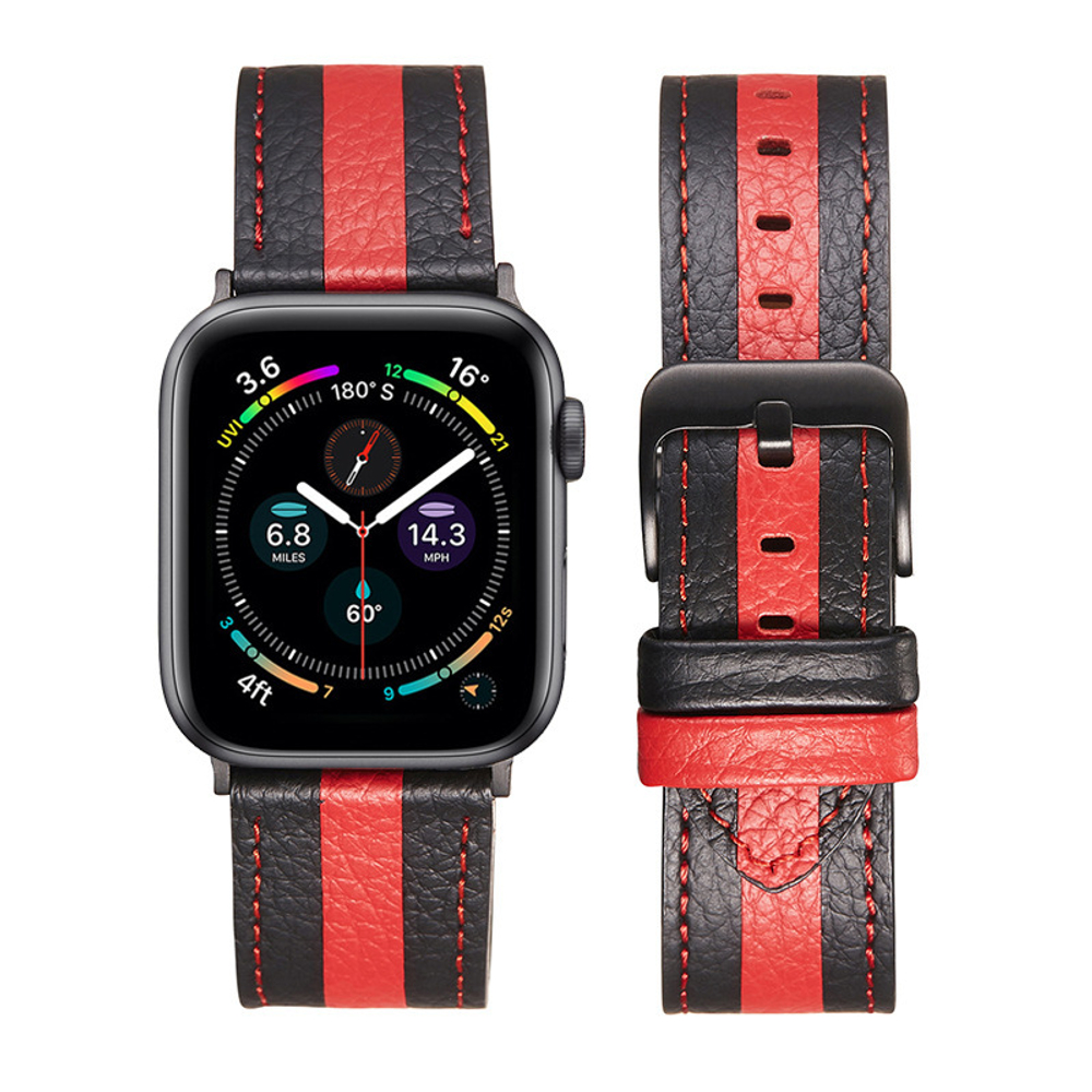 Ремешок для Apple Watch (пряжка). Кожзам Brand G.I. 38/40/41mm