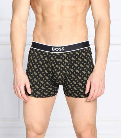 трусики-боксеры trunk 24 print BOSS BLACK - зеленый(50479053)