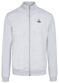 Мужская теннисная кофта Le Coq Sportif ESS FZ Sweat No.3 M - gris chiné clair