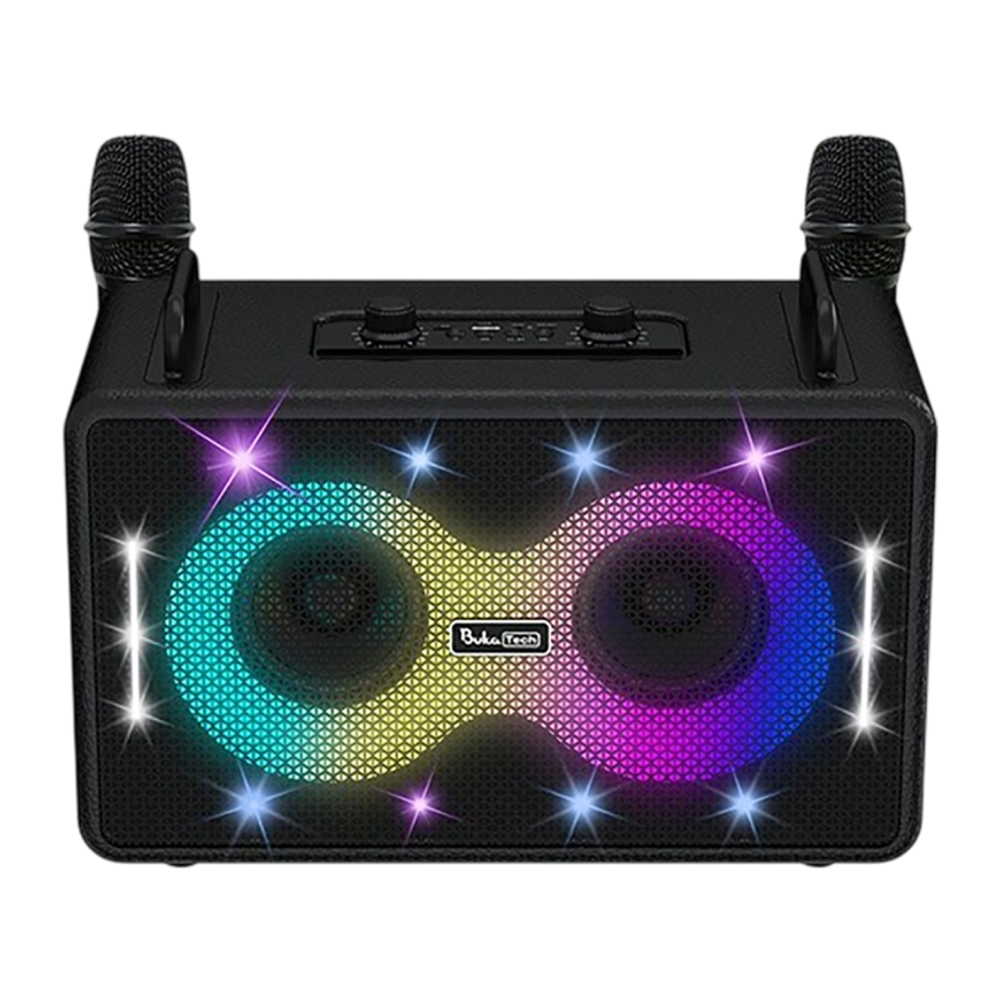 Беспроводная портативная колонка с двумя микрофонами BukaTech Patty
