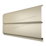 Сайдинг МЕТАЛЛ ПРОФИЛЬ Lбрус-15х240 (ПЭ-01-1015-0.45) Светлая слоновая кость