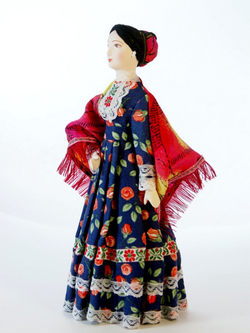 Кукла коллекционная Кубанская казачка