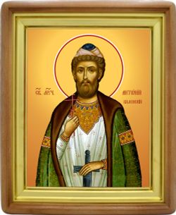 Антоний Виленский святой мученик. Икона на холсте.