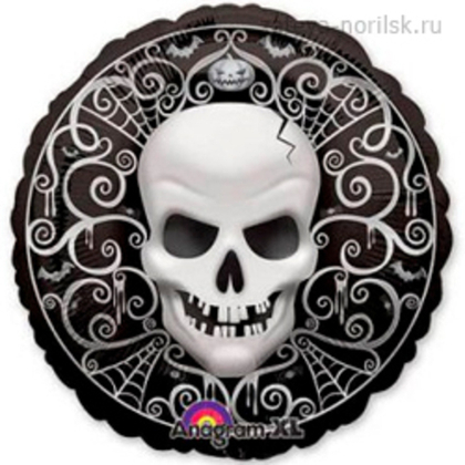 Череп с узорами