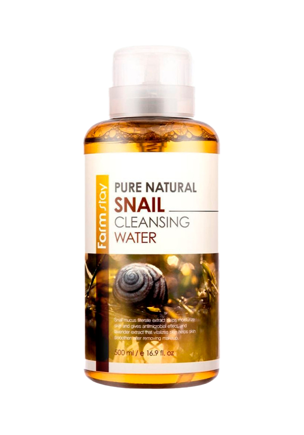 FarmStay Pure Natural Snail Cleansing Water Очищающая вода с муцином улитки