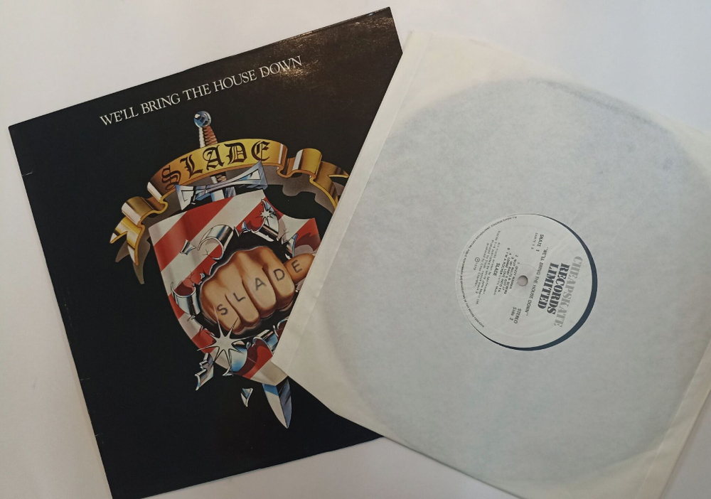Винтажная виниловая пластинка LP Slade Well Bring The House Down (UK 1981)