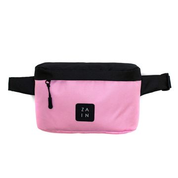 Поясная сумка ZAIN 236. Розовый&Черный
