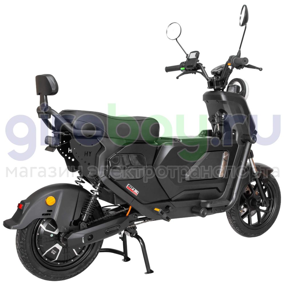 Электроскутер SAIGE GT1 ( 1500W ) 60V/50Ah - Черный фото №4