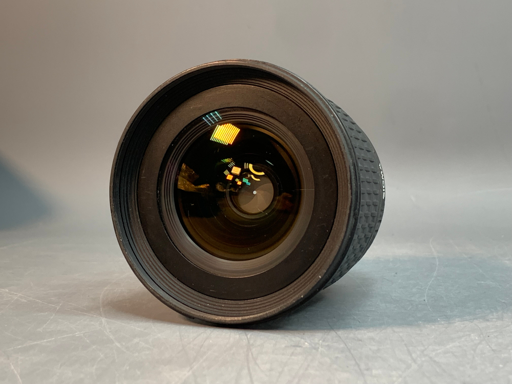 Sigma 24mm F1.8 EX DG ASP Macro Nikon F, царапины на линзах