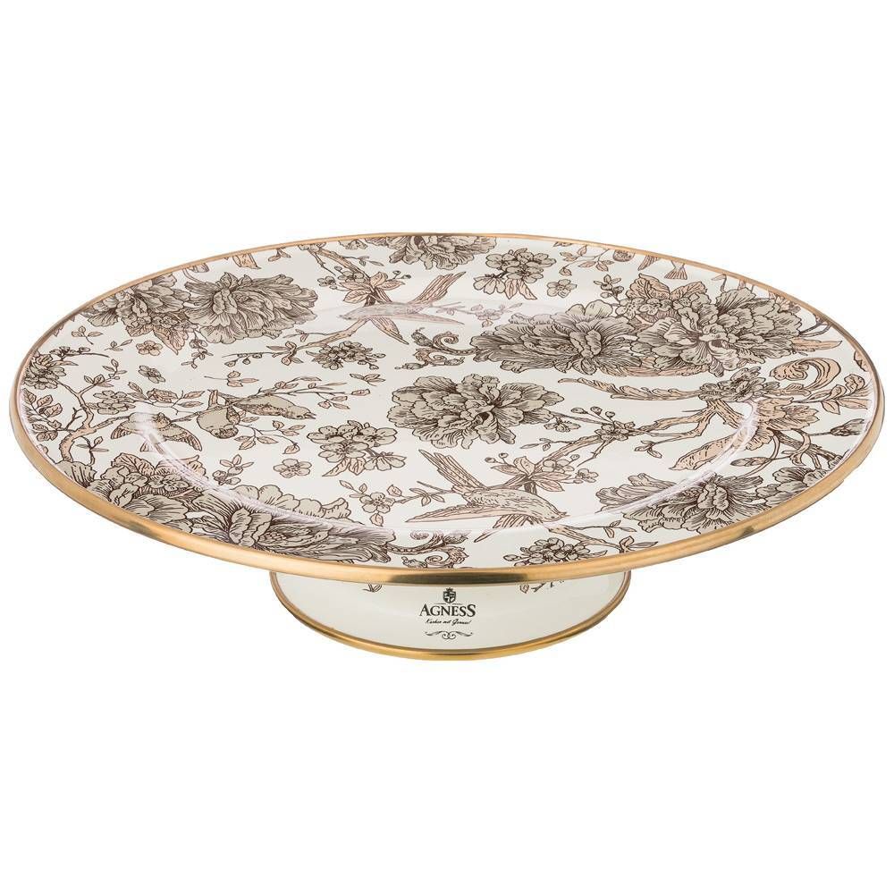 ТОРТОВНИЦА AGNESS С КРЫШКОЙ, СЕРИЯ ROYAL GARDEN ДИА.30СМ