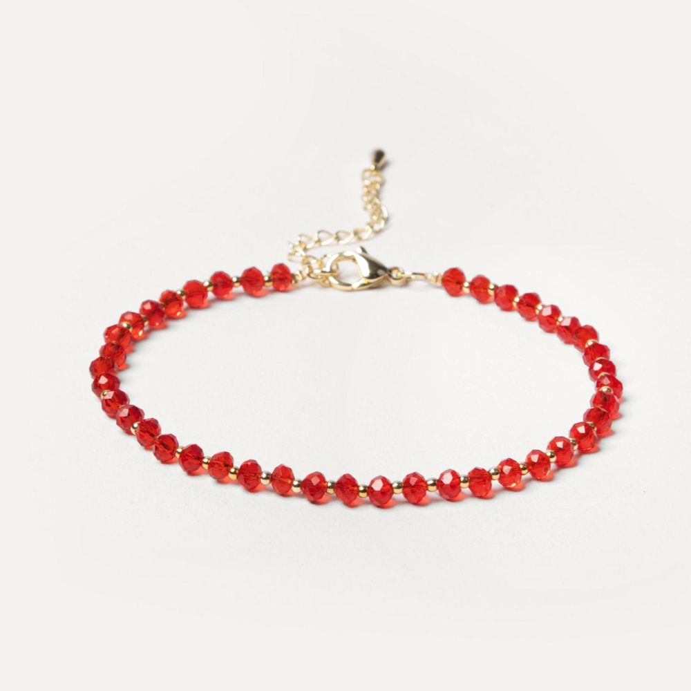 Браслет на ногу Dazzle RED