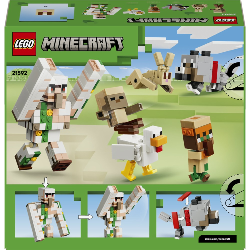 Конструктор LEGO Minecraft 21592 Атака куриного всадника в пустыне — фото 12