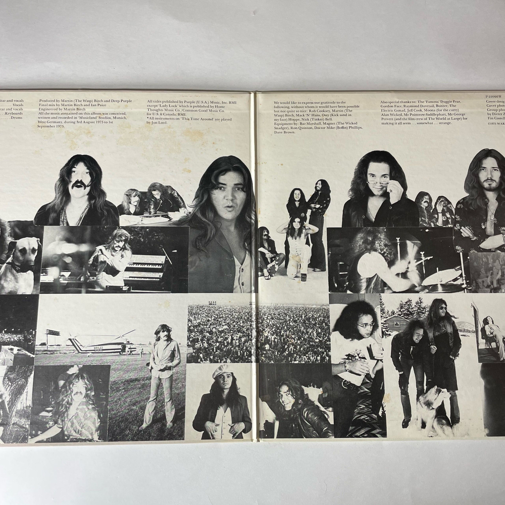 Винтажная виниловая пластинка LP Deep Purple Come Taste The Band (Япония 1975) (Без Оби)