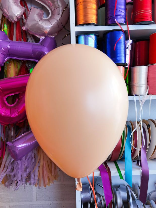 S Шар пастель 12'' / 30 см №21 персиковый (БГ-17)