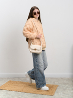 Пуховик демисезонный детский Д-1 цвет пудра