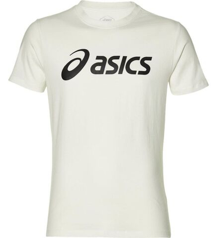 Мужская теннисная футболка Asics Big Logo Tee - белый, черный