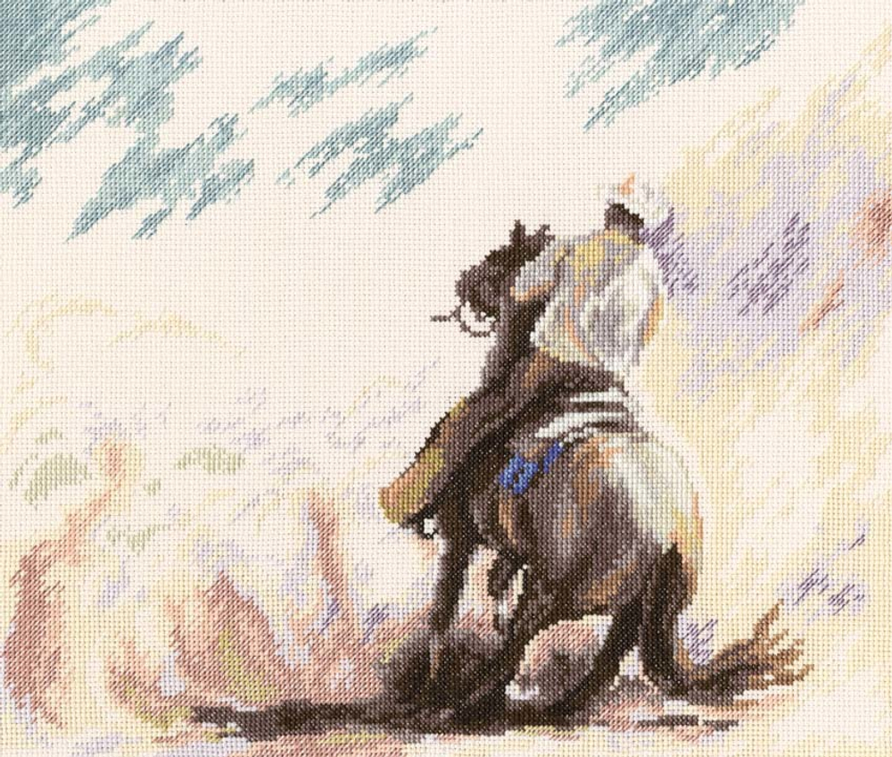 32x27,Аида 14, Серо-бежевая