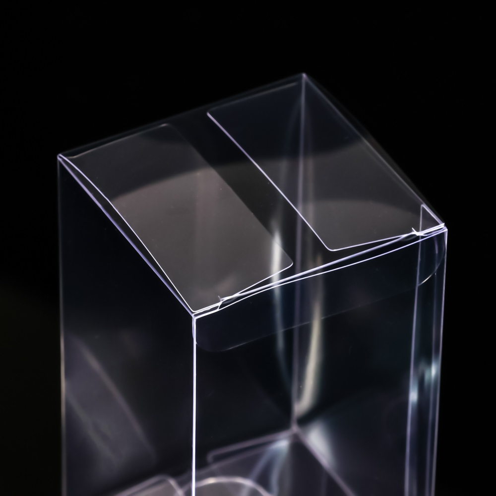 Складная прозрачная коробка из PVC, для упаковки подарков, 12×7×7 см