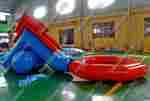 Надувная водная горка «Пляжный драйв», 8,5*3*3 м, герметичная