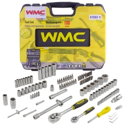 Набор инструментов 108пр. 1/2'', 1/4'' (6гр.)(4-32мм) WMC TOOLS WMC-41082-5