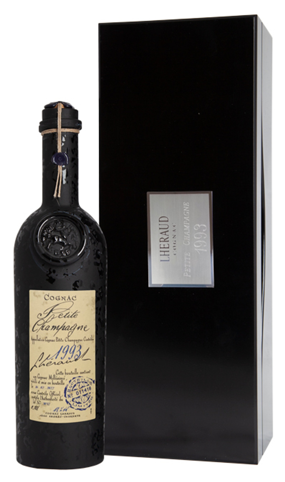 Коньяк Lheraud Cognac 1993 Petite Champagne п/уп (дерево), 0.7 л