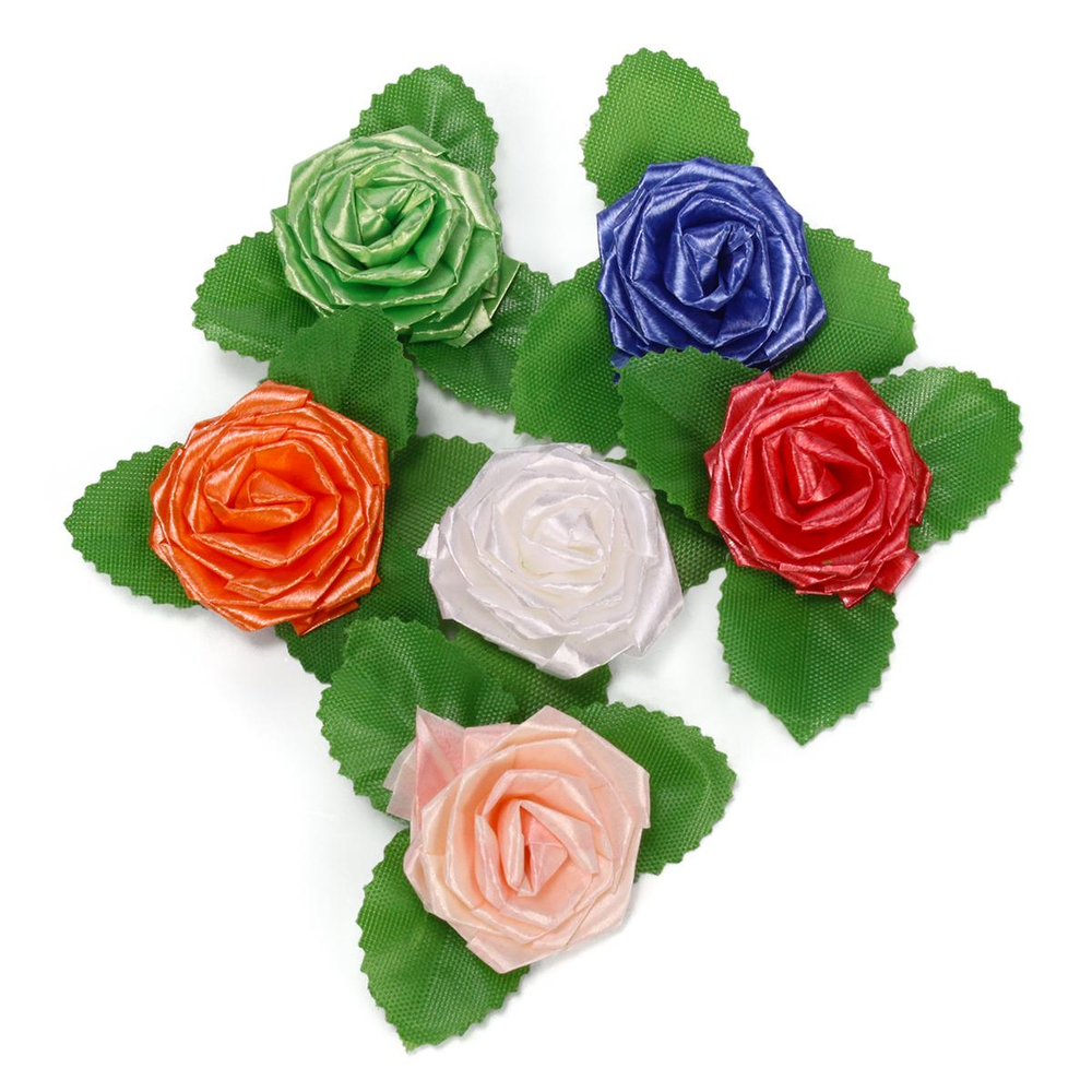 Бантики Цветы 100шт 3см кор