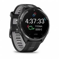 Garmin Forerunner 965 Black — спортивные умные часы с титановым DLC-безелем