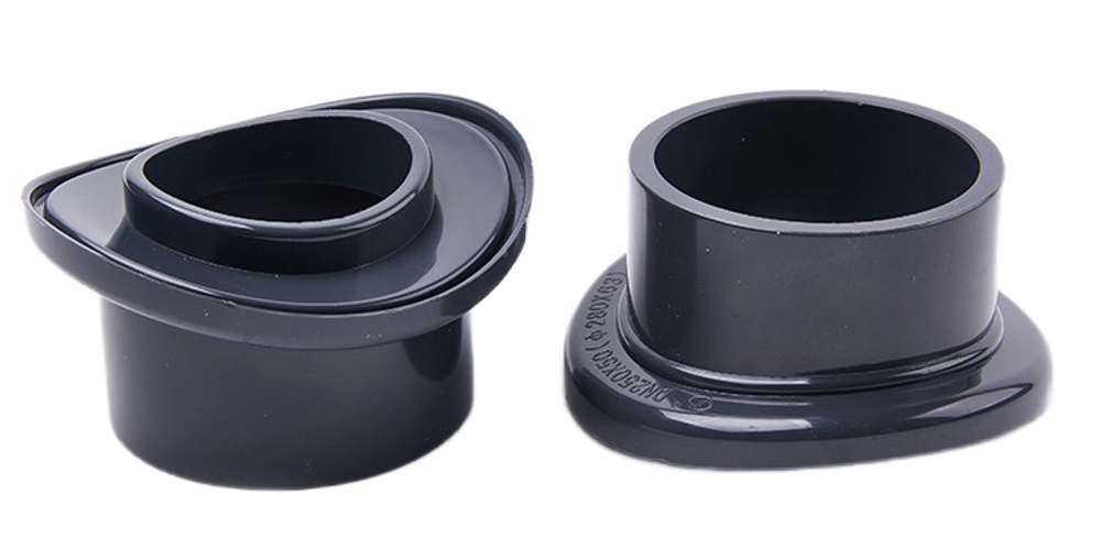 Седёлка ПВХ (НПВХ) накладная с муфтовым окончанием под клей (Ру10), Китай