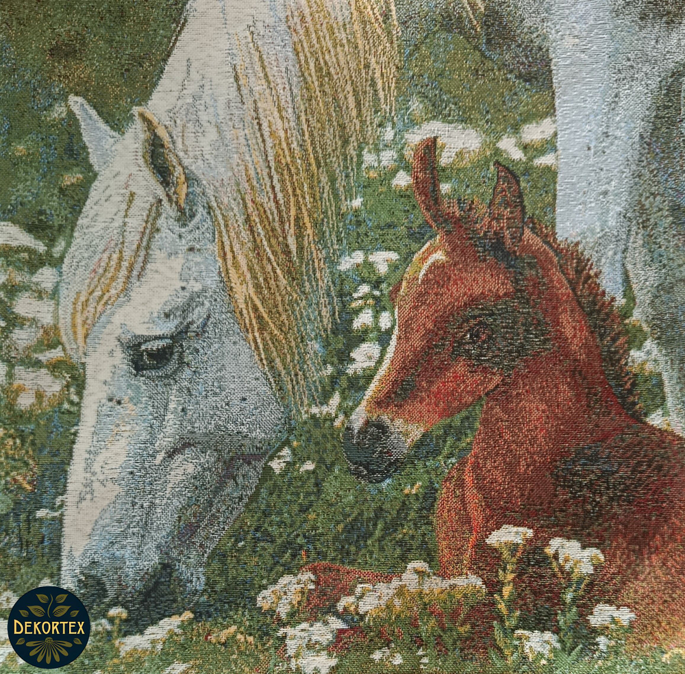 Декоративный гобеленовый чехол для интерьерной подушки Ласка 38*38