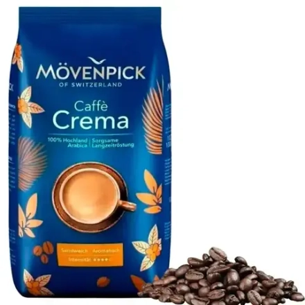 Кофе Movenpick Cafe Crema в зёрнах, 500г., Мовенпик