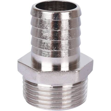 Штуцер 1"х 25мм Н STOUT (никель)