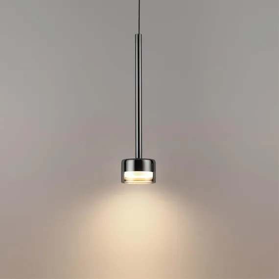 7150/10L HIGHTECH ODL26 347 Подвесной светильник черный/ дымчатое стекло/металл IP20 LED 10W 3000K 220V LASLO