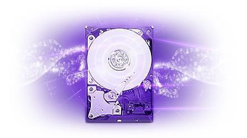Внутренний HDD 3.5" Western Digital Purple PURX, 4Тб, SATA3, Bulk, Чтение:150мб/с, Запись:150мб/с, 5400об/мин, Буфер:64Мб (WD40PURX)
