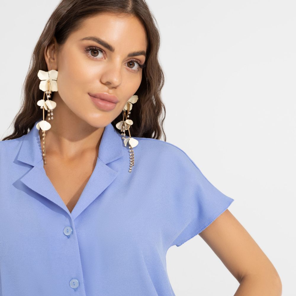 Блуза В ожидании счастья (magic blue) Charutti (Акция)