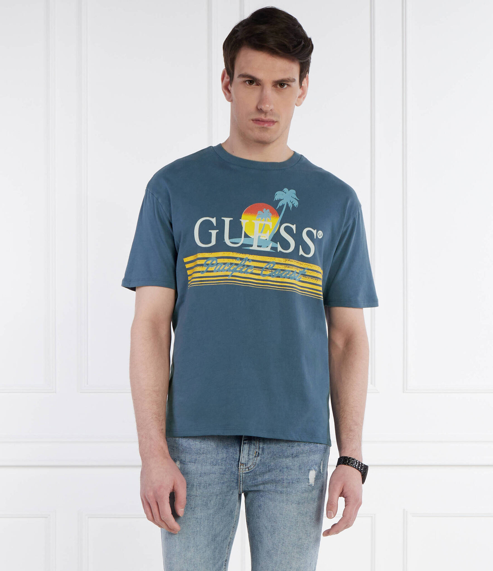 Футболка GUESS - голубой(M4GI41 KBZV1)