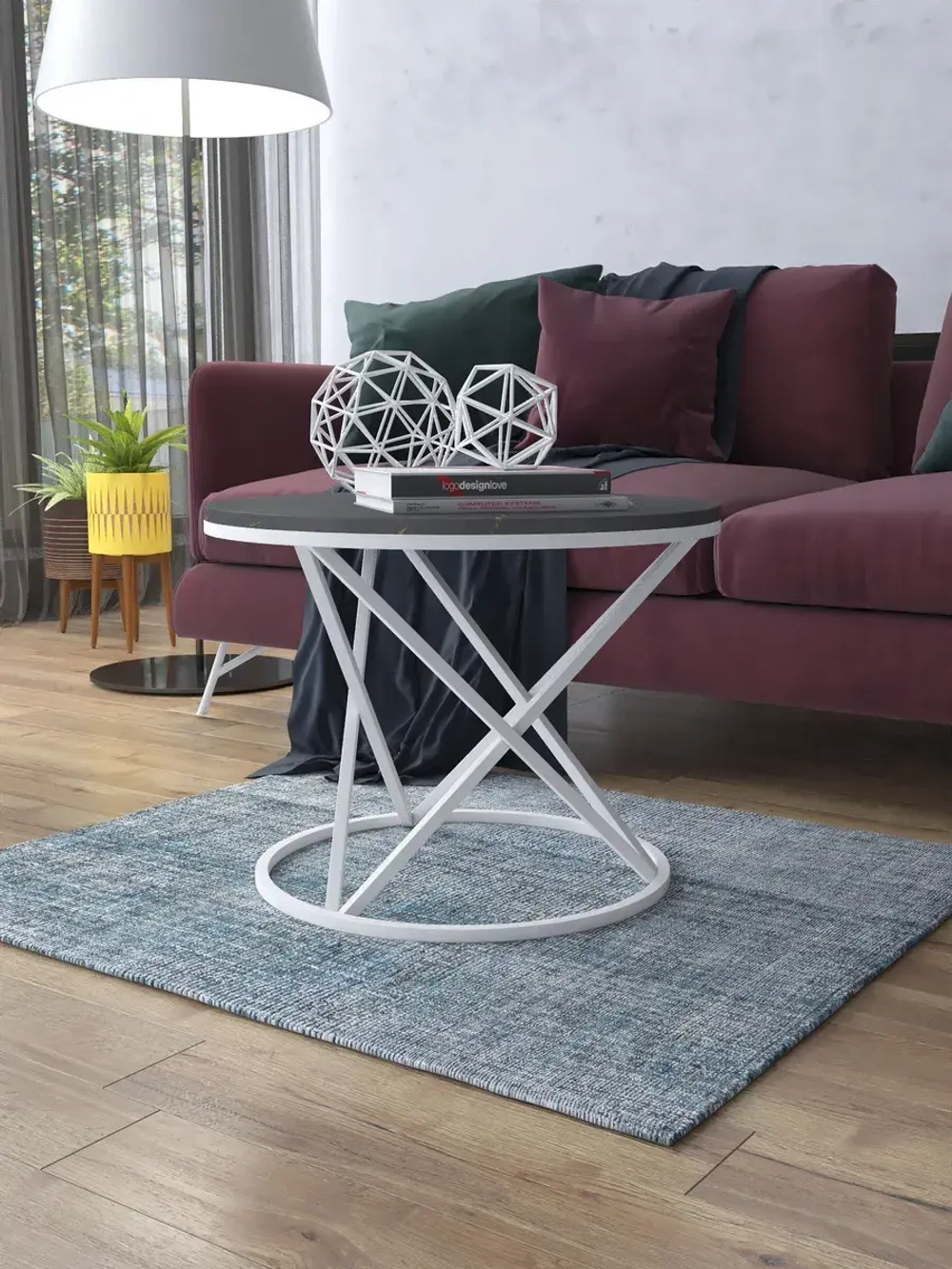 Журнальный стол Звёздный - БЗЧ - МДФ в ПВХ